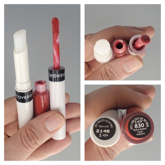 Lot of 4 Bright Hot Pink And Orange Lipsticks and Lipglosses, Stila, Revlon - Picture 2 of 6